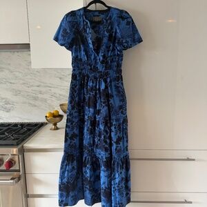 Blue Floral Maxi Dress – by Anthropologie